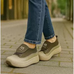 코스코스 / 천연가죽 패션 여성스니커즈 가죽운동화 심플 케주얼화