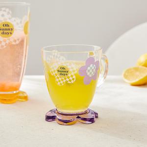 모던하우스 써니데이즈 꽃모양 아크릴머그, 310ML, 2개