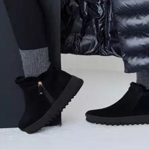 [엘르]엘르여성 소가죽 방한부츠 겨울 방한화 4종택1