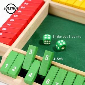 4면 10숫자 셧더박스 보드게임 세트 주사위 파티 클럽 음주 4인용