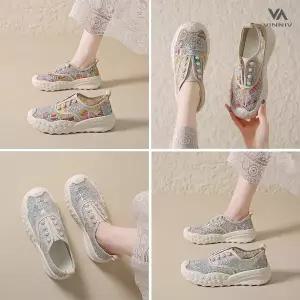 [비니브] 스팽글밴드 통풍 운동화