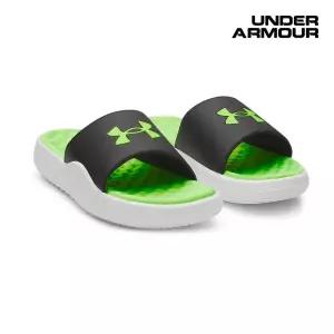 [롯데백화점]언더아머 남성 UA 이그나이트 프로 8 픽스드 스트랩 슬라이드 슬리퍼 6010383-003