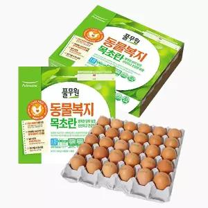 풀무원 동물복지란 60구 (30개 x 2판) 목초란 동물복지계란
