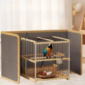 앵무새 히터 온열 케이지 워머 파티션 온도조절 방음부스 히팅 난로 스탠드