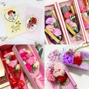 I+I 카네이션 브로치 비누꽃카네이션 어버이날 스승의날 감사의달 선물