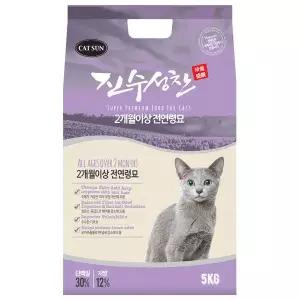 진수성찬 전연령묘 5.25kg 애묘사료 고양이사료 5kg