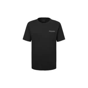 디스커버리반팔티 EQF DMRS63053-BKS 남성 에버딘 스몰로고 반팔티셔츠