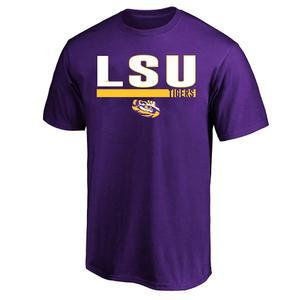 NCAA 빅 & 톨 슈퍼소프트 반바지 티셔츠 퍼플-4XLT