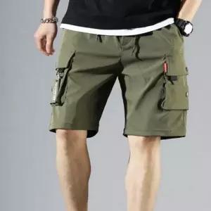 카고 반바지 데일리반 루즈핏 여름 남성 카고 반바지 밴딩 5부 활동복