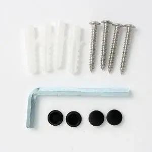 폴딩 3단 빨래건조대 이불건조대 흰색 벽걸이 (WF23B05)