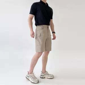남자 여름 활동성 좋은 밴딩 카고 반바지