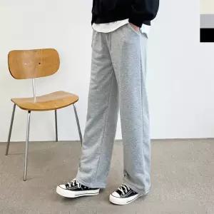 남자 루즈핏 기모 트레이닝 편안한 팬츠