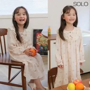 [기타브랜드]아동원피스잠옷 토끼 어린이 초등학생 키즈 여자아이 주니어 가을 잠옷