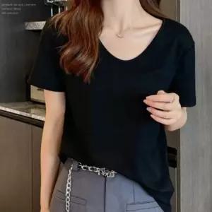 여성 체형커버 루즈핏 무지 반팔티 1P 여름 기본 이너 티셔츠 데일리