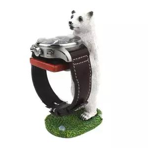 [셀러에이드]시계거치대 스탠드 북극곰 시계받침대 보관 진열대