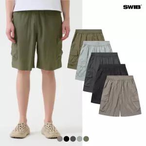 [스위브]유니) 나일론 카고 포켓 5부 쇼츠 (5COLOR)(LSBMCNH755M)