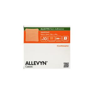 allevyn 알레빈 스탠다드 비접착성 논 어드헤시브 5x5cm 10매 습윤밴드 수술 상처 폼드레싱