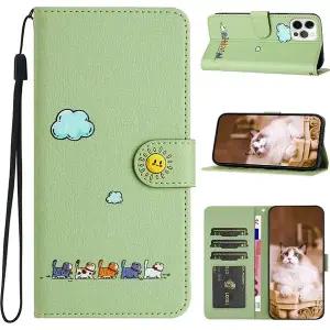 [데켄스]갤럭시 S26 S25 S24 S23 S22 S21 S20 FE 울트라 플러스 고양이 캐릭터 카드지갑 다이어리 케이스