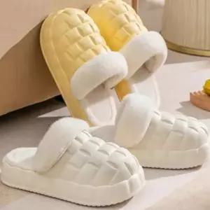 푹신한 겨울 실내화 층간소음 eva 실내화 두꺼운 방한 여성