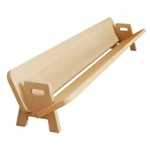 벤치형 모던 원목 책꽂이정리함 간이 소품선반 매거진랙 미니 우드 책상책꽂이