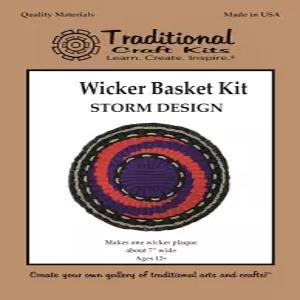 전통 공예 키트 위커 바구니 - 폭풍 디자인