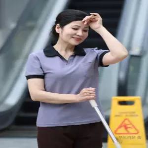 미화원 청소복 호텔 유니폼 식품공장 여성용 깔끔 긴팔 작업복 업체전용