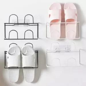 붙이는 신발 정리대 욕실슬리퍼걸이 슬리퍼거치대 슬리퍼꽂이