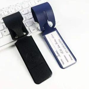 가죽 캐리어 네임택 여행용 네임태그 스트랩 러기지택 캐리어택