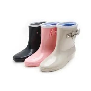 [바나나팜스][바나나팜스]주니어 성인 레인부츠 DB 리본 장화-250mm(jh)