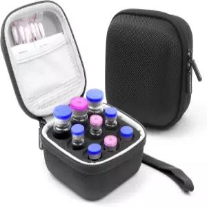 크립토스 9 슬롯 인슐린 바이알 프로텍터 케이스 환자용 정리 봉투 표준 1ml 및 운반 냉장고 홀더 보관 스