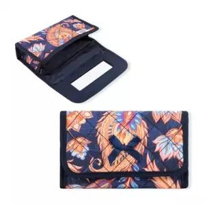 ( )혜명몰 태국 나라야 거울 내장 파우치페이즐리 뷰티파우치 휴대용화장품파우치 미러파우치 여행파우치