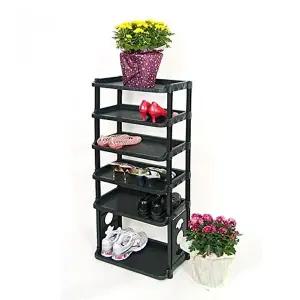 고품질 TBZ 다정 신발장 6단 12켤레 정리대 A 깔끔신발정리대 이동식신발장 플라스틱신발장 WFLV3KV