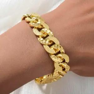 [라일리쥬얼리] Rly 골드도금 체인 팔찌 심플팔찌 도금체인팔찌