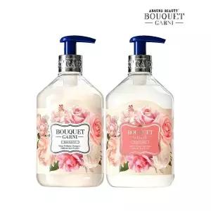 [부케가르니] 딥 퍼퓸 로즈가든향 500ml 샴푸 x1개+트리트먼트 x1개