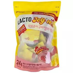 종근당건강 락토조이 구미젤리 믹스 600g(25g x 24봉) 복숭아맛 망고맛 유산균젤리 무료배송 gx