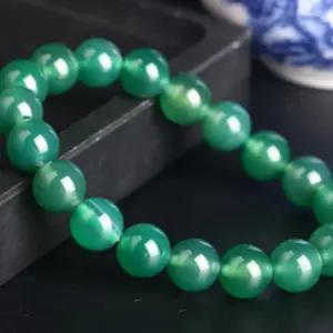 남자 염주 여자 비취팔찌 커플 원석 행운 옥팔찌