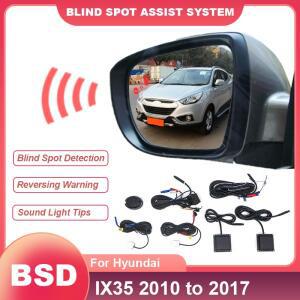 현대 IX35 2010-2017용 차량 알람 미러 사각지대 감지 시스템 BSD BSA BSM 후방 주차 센서 차선 변경 보조
