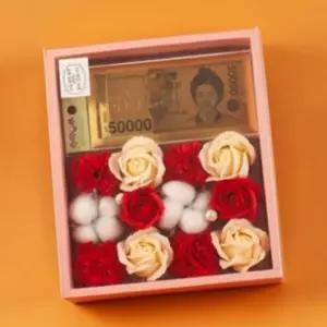 어버이날 스승의날 카네이션 비누꽃 시들지않는 조화 꽃 용돈 봉투 이벤트 선물 박스