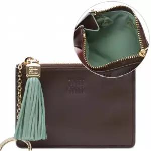 미우미우 26SS 여성 로고 키링 지퍼 카드지갑 5MC093 2IDW F0BKH 26S)