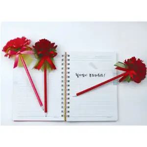 카네이션 장미 꽃 볼펜 스승의날 어버이날 선물 필기도구 감사 기념일 이벤트 부모님 선생님 답례품 기념