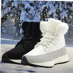 방수운동화 생활방수 가벼운 방한부츠 보온 털신 힐탑 여성방한화