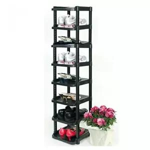 고품질 TBZ 다정 신발장 8단 8켤레 정리대 B 이동식신발장 플라스틱신발장 깔끔신발정리대 WFLV7U0