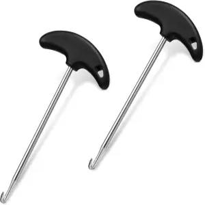 톤디아모 신발 레이스 타이너 스테인리스 스틸 플라스틱 하키 스케이트 와이어 스포츠 키 도구 풀러 피겨