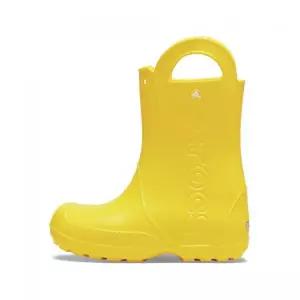 CROCS KIDS 핸들 잇 레인 부츠 키즈 - 옐로우 / 211052-730 410826