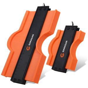 장치가 있는 윤곽 도구 10 코너 DIY 도구 건설 윤곽 슈퍼 남성 측정 게이지 복제기 위한 아빠를 5인치 목공 남편 핸디맨