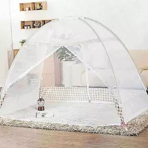 아기모기장 텐트 180cm 유아 방충망 침대 신생아 어린이 원터치식 프레임def833