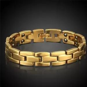 [하프클럽/]18kgp 체인 팔찌OC 남성 쥬얼리 골드 골드팔찌 팔찌선