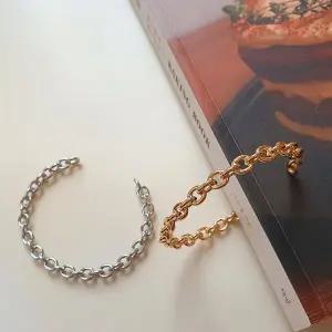 [하프클럽/]여자 사슬라인 뱅글 두꺼운 오픈 신주 팔찌