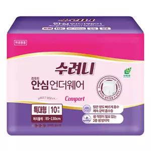 수려니 프리미엄 컴포트 안심 언더웨어 특대형 10매 8팩 80매