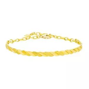 한국금거래소 순금 플랫 로프 팔찌 7.5g